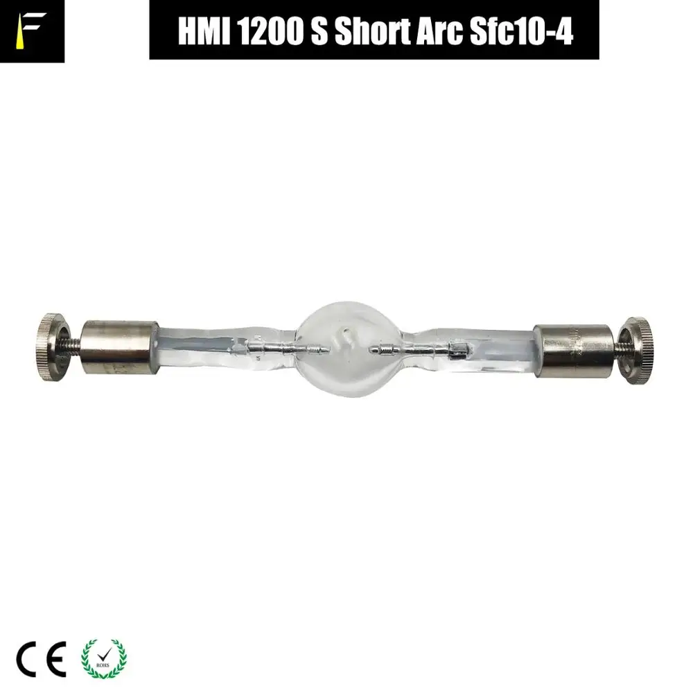 Stage Moving Head Scan Light Bulb hti hmi 1200 Display Optic Lamp HMI1200w /S Short Arc Gas Discharge Screw Pins Lamp DDQ1200W