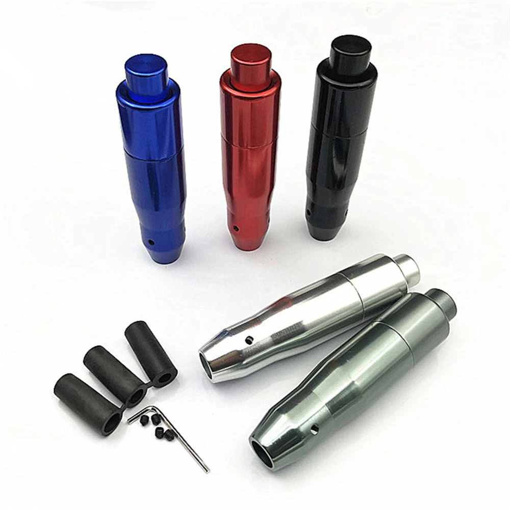 

5 6 Speed Car Red Line MT Gear Shift Knob Leather Lever Shifter Stick Manual Gear Head Lever Headball Aluminum Shift Knobs