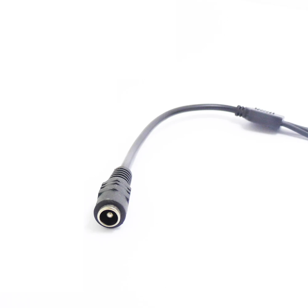 JIENUO DC Power Splitter Adapter Stecker Kabel 1 bis 4 Ausgang 5,5*2,1mm Für CCTV Überwachung Sicherheit Kamera LED Licht Streifen – Detail 8