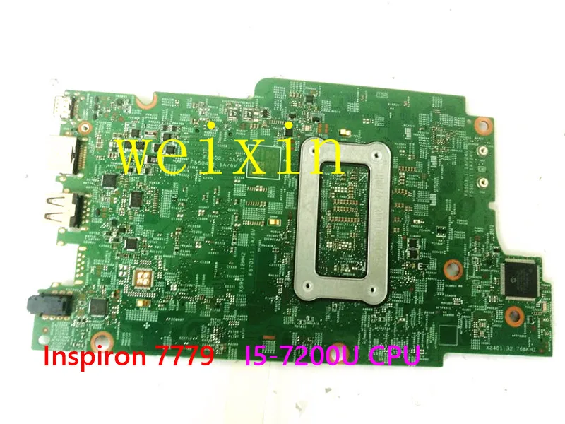 quality For Inspiron 7779 Laptop motherboard CN-00M56T 15264-1 SR2ZU I5-7200U CPU 100% full Tested