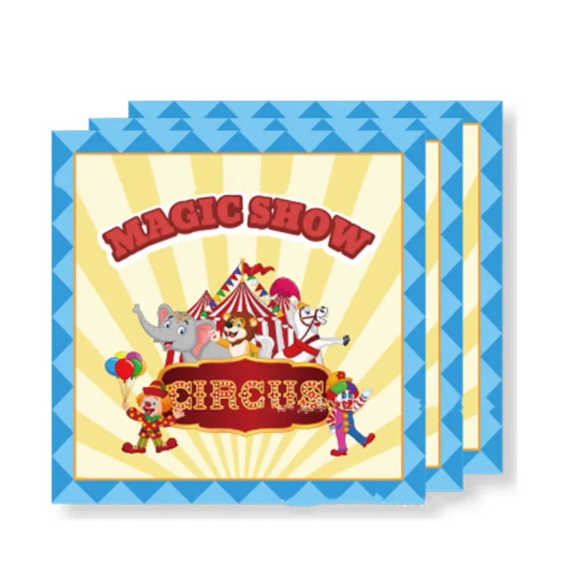 Baby Shower Party Dekorationen Karneval Cartoon Circus Tier Foto Display Hängen Banner Kind Glücklich Geburtstag Partei Liefert – Detail 5