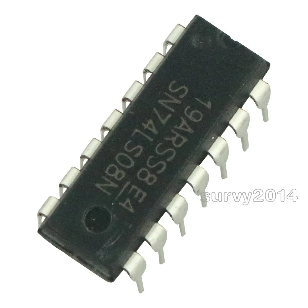 10ชิ้น/ล็อต SN74LS08N SN74LS08 74LS08N 74LS08 SN74LS08 HD74LS08P สี่2-INPUT POSITIVE-และประตู IC DIP-14