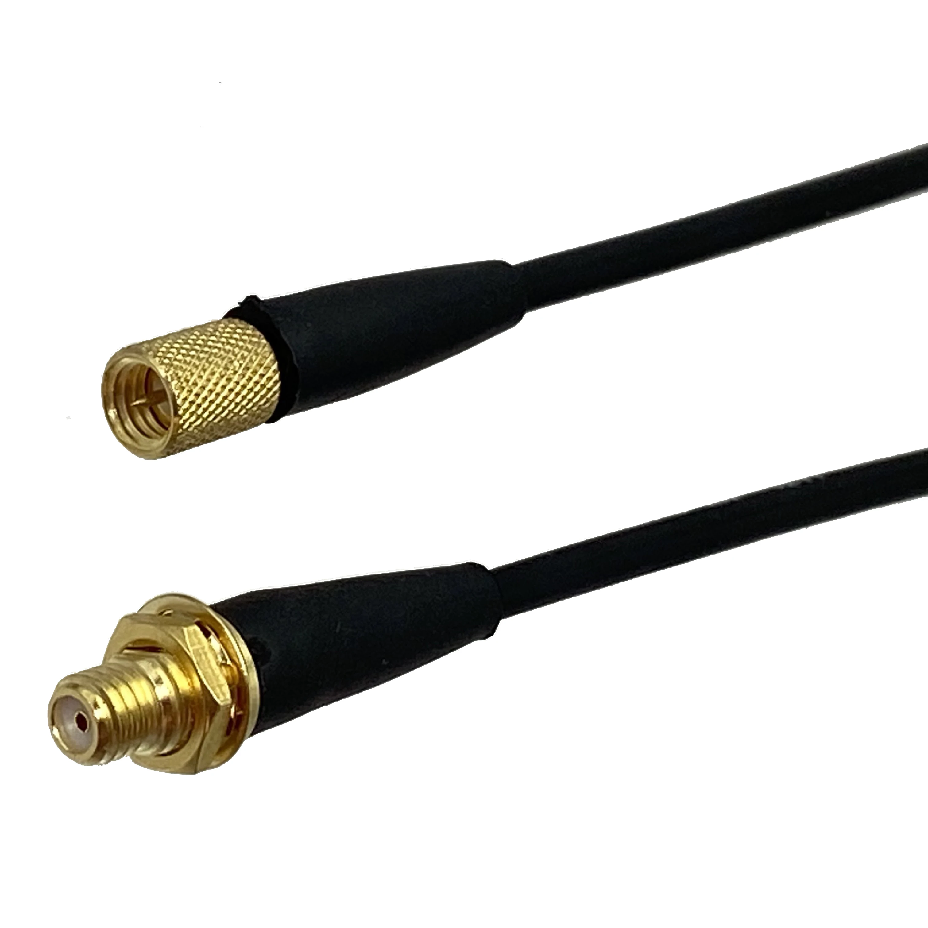 RG174 L5 M5 Microdot Male Plug to M5 Female Bulkhead Connector Wire for Ultrasonic Flaw Detector High Quanlity Cable 20inch~5M - Image 2