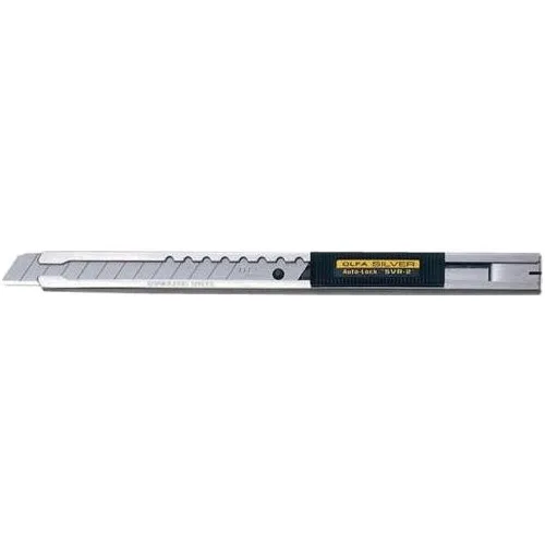 Olfa Svr-2 Auto Locking Metal Body Narrow Utility Knife