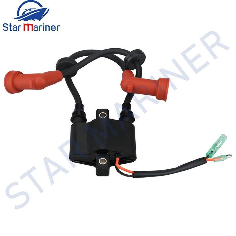 Ignition Coil Assy 6F6-85530-01 For Yamaha Outboard Engine 2 Stroke 40HP E40G E40J 6F6-85530 Boat Motor