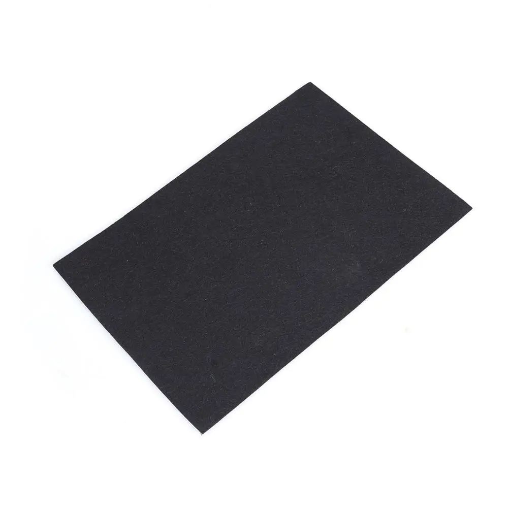 10 Sheets Black papel fieltro Self-adhesive Felt Sheets Multi-purpose for Art and Craft Making