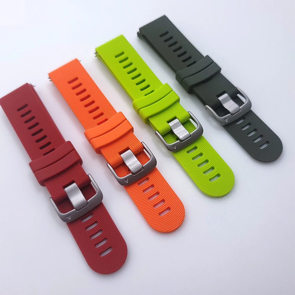 Silicone wrist strap For TicWatch E3 Watchband For TicWatch GTH band 20mm bracelet replace accessories wriststrap watchbelt