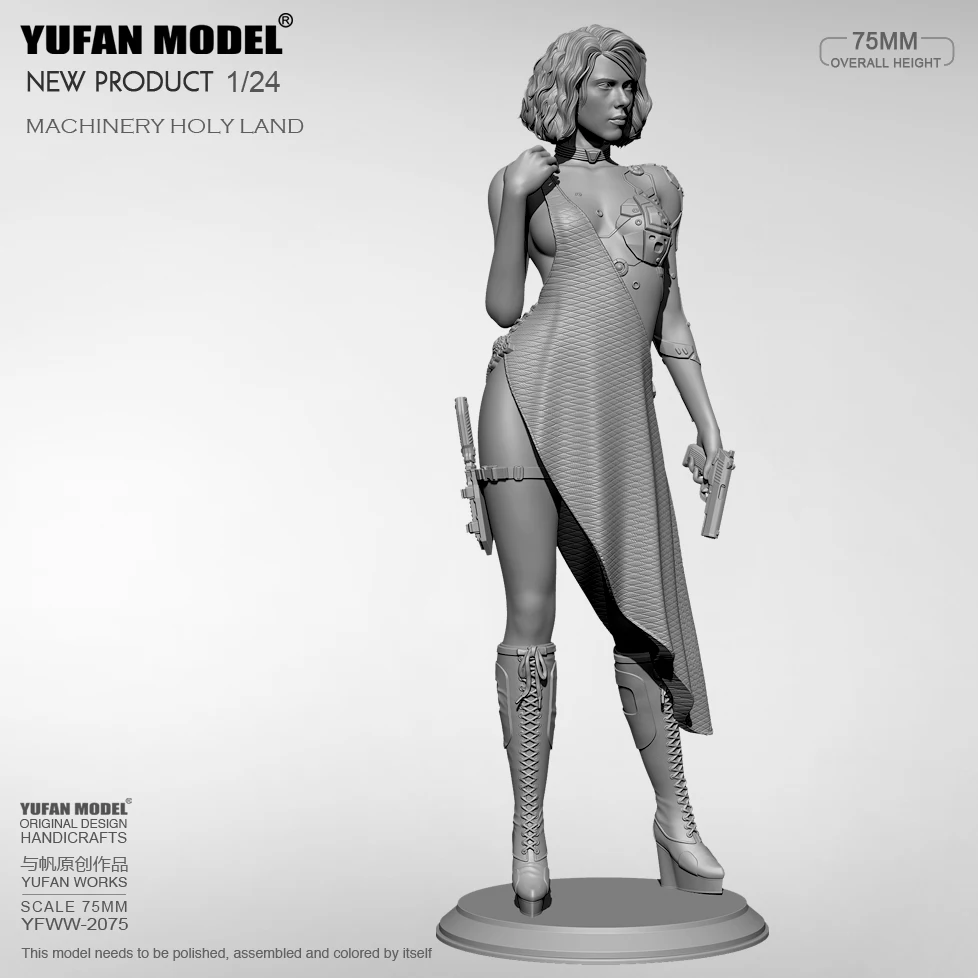 1/24 YUFAN MODEL Resin model kits figure self-assembled YFWW-2075