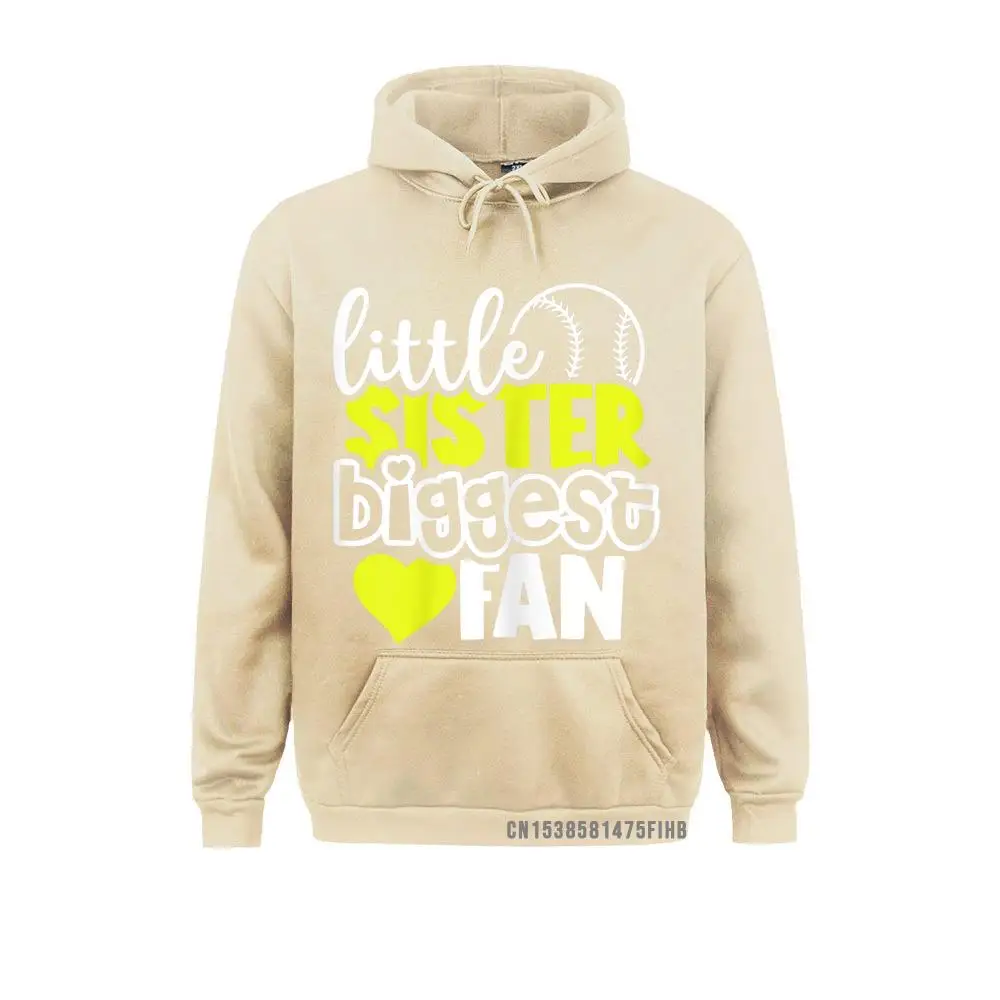 Softball Little Sister Biggest Fan Sweats Teen Girls Hoodie Sweatshirts Cheap Printing Mens Hoodies Comics Hoods Winter