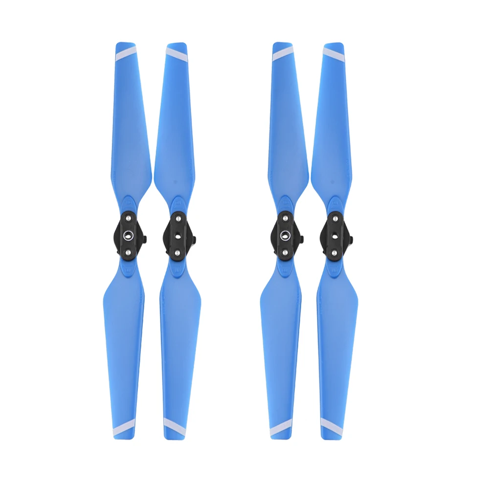 DJI 매빅 프로 드론 8330F 용 8330 프로펠러, 퀵 릴리스 블레이드, 접이식 소품, 예비 부품, 화이트, 레드, 블루, 액세서리, 4 개입
