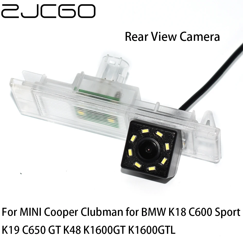 

ZJCGO CCD Car Rear View Reverse Back Up Parking Camera for MINI Cooper Clubman for BMW K18 C600 Sport K19 C650 GT K48 K1600GT