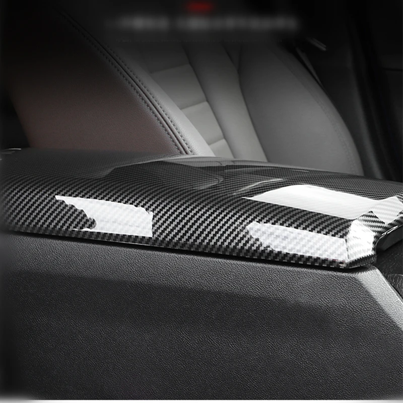 New Product Carbon Fibre Handrest Box Panel Decorative Cover Car Accessories For BMW 3 Series G20 G21 2019 2020 2021 M Sport