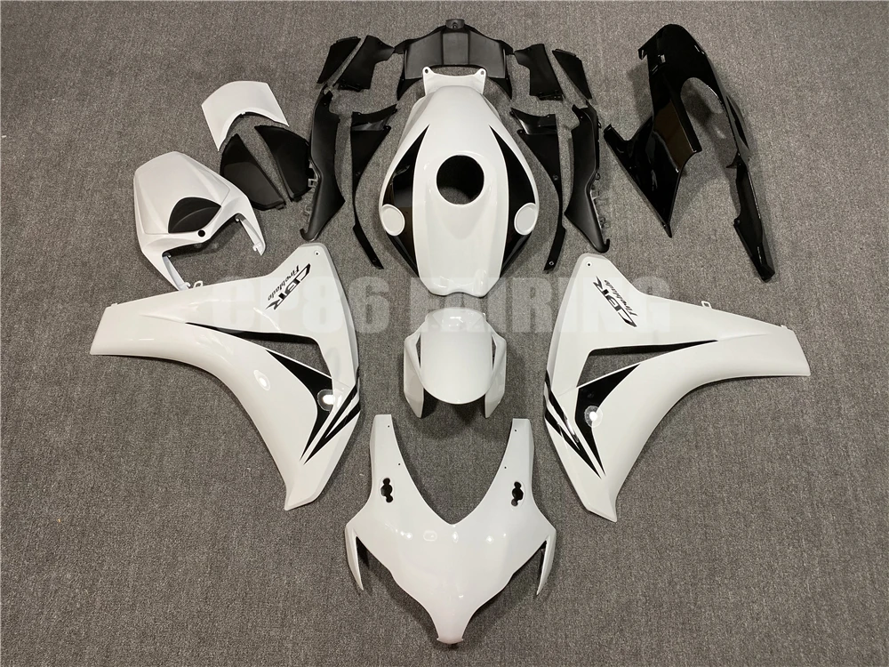 For HONDA CBR 1000RR CBR1000RR 2008 2009 2010 2011 New ABS Plastic Kit Injection Motorcycle Fairing Kit Fit Bodywork White  ZXMT