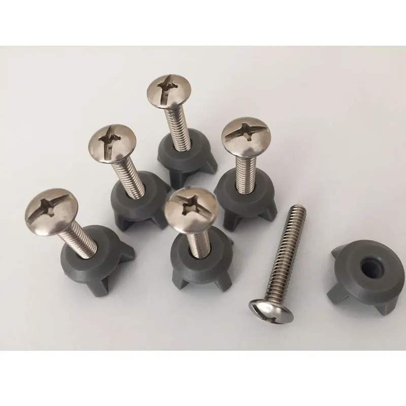Bathroom Toilet Seat Cover Original Hand Expansion Screw Toilet Lid Bolt Fitting