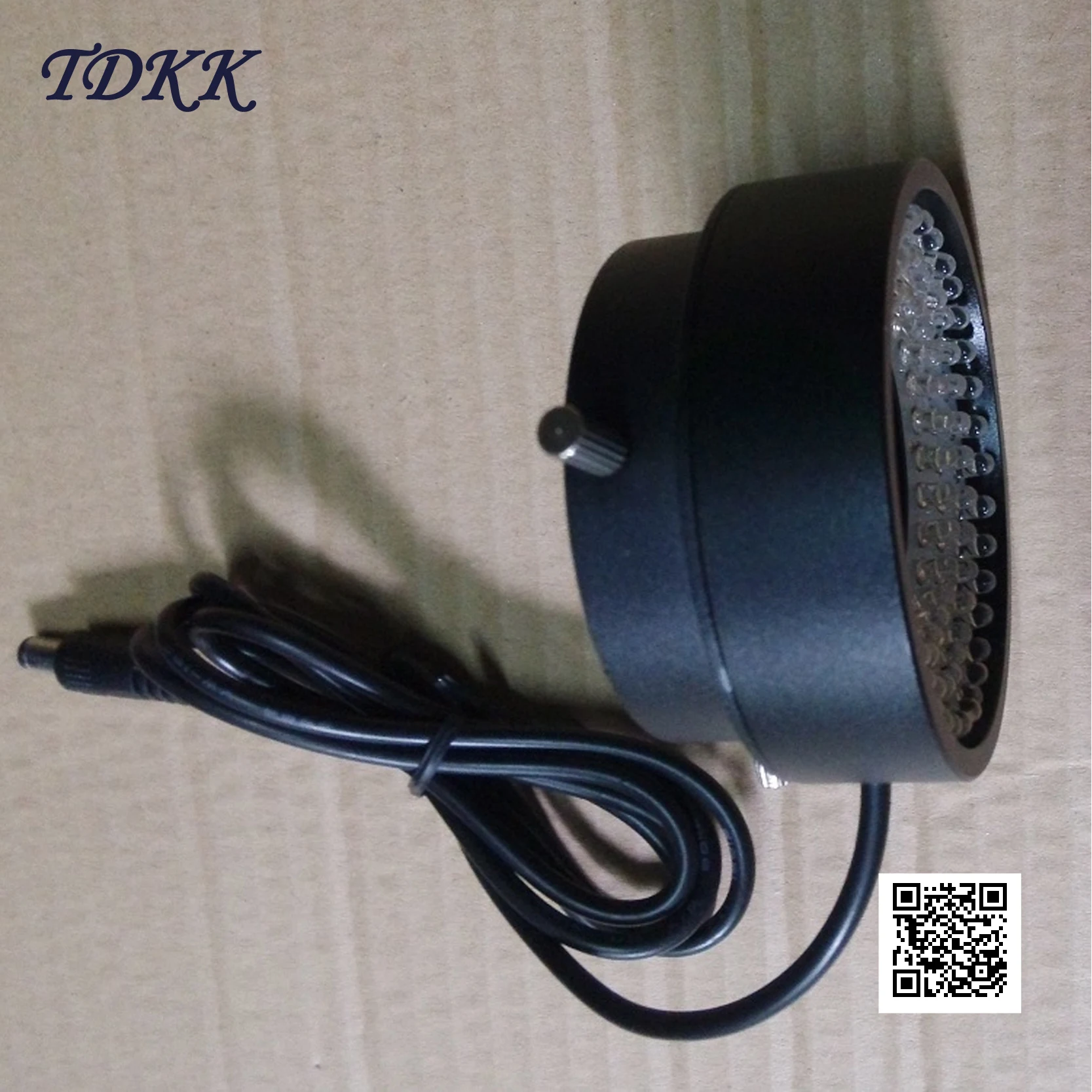 Industrial CCD Machine Vision Light Source Microscope Ring LED Lamp Inner Diameter 50mm 96 Grain Lamp 6-10W 220V