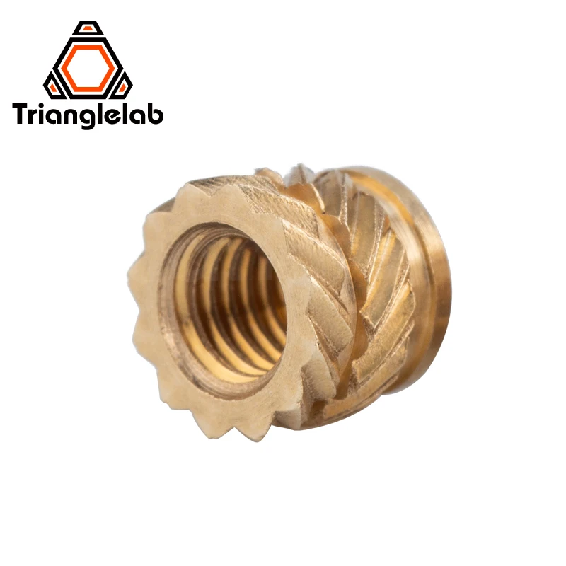 Trianglelab M3 Messing Embedded Moer Inzet Moer Voor Sherpa Mini Extruder Kit 3D Printer Accessoires