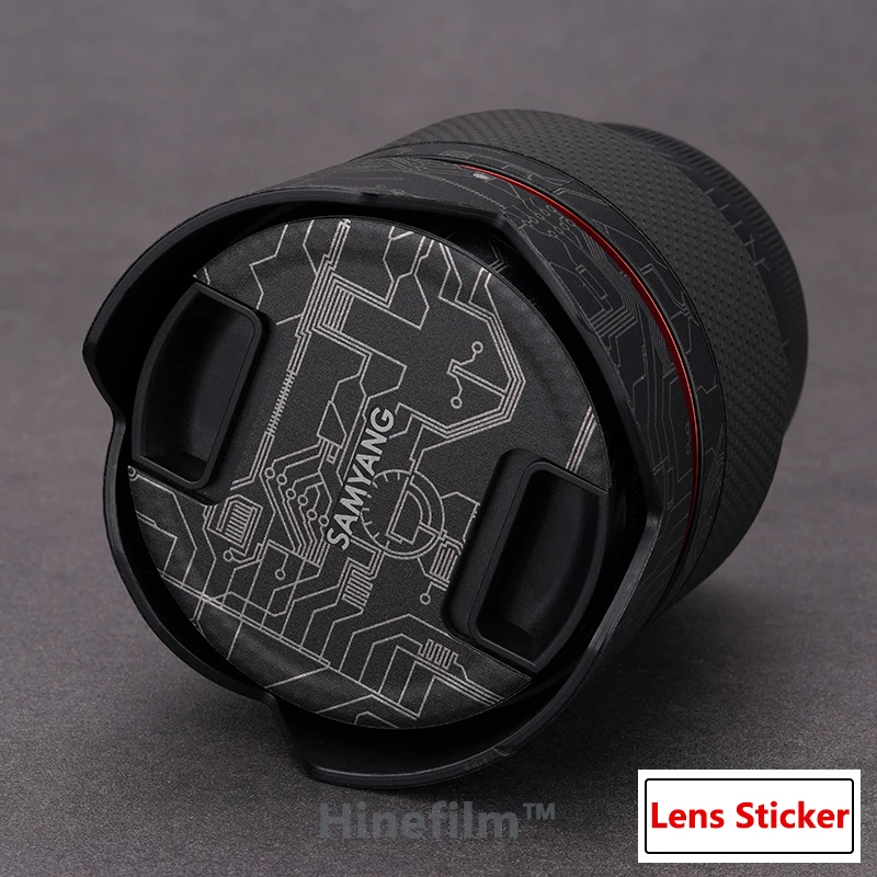 AF12 F2 Lens Stickers Vinyl Decal Skins for Samyang 12mm F2.0 AF Lens for Sony E Mount Premium Sticker Protective Guard Film