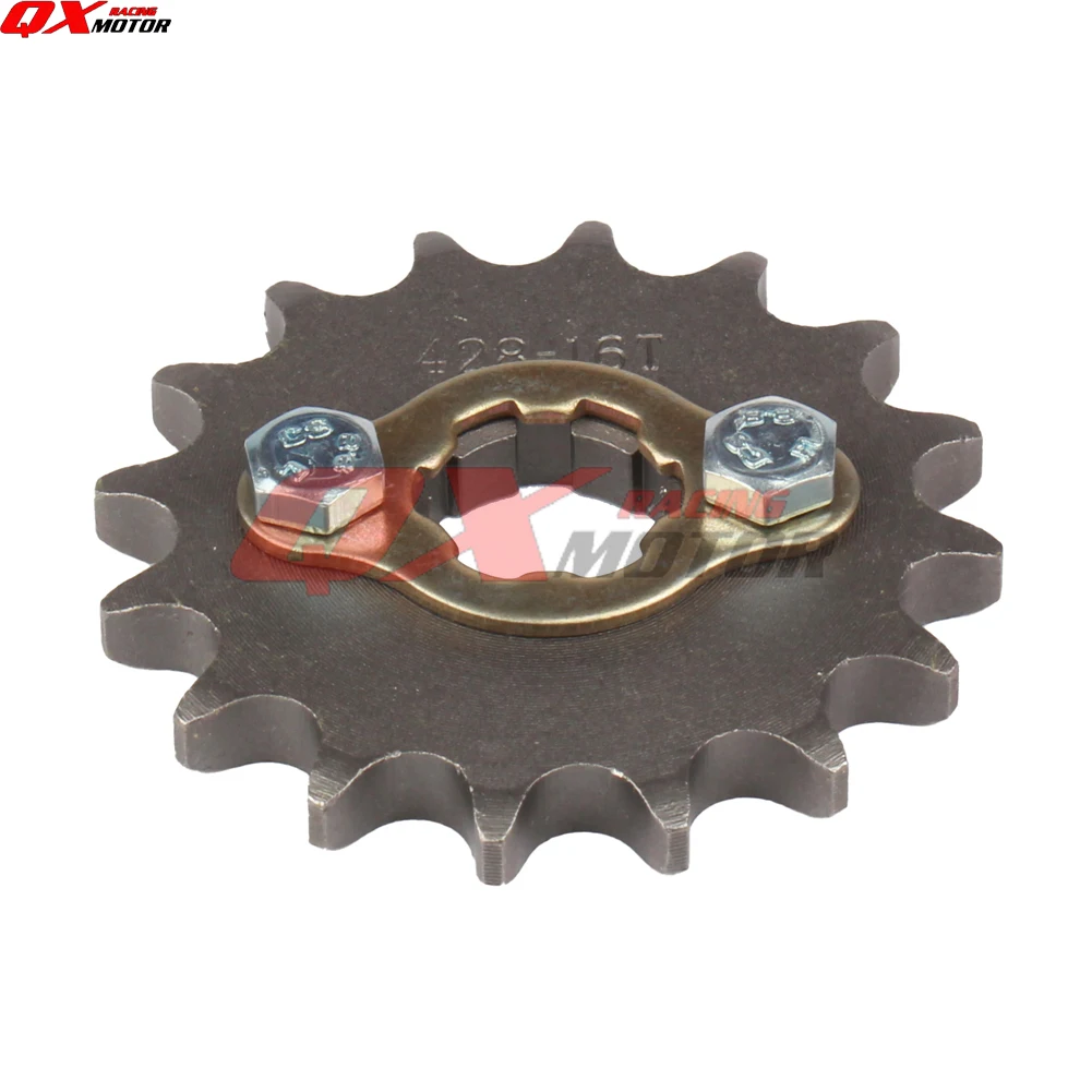 428 Chain 20mm 10 11 12 13 14 15 16 17 18 19 Teeth Front Engine Sprockets For 50 110 125 160cc Dirt Pit Bike ATV Quad Motorbike