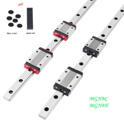 MGN9C MGN9H MGN Linear Rail Guide 1PC Miniature Linear Rail Slide+1PC MGN Carriage 300 350 400 450 500 550 1000mm CNC 3D Printer