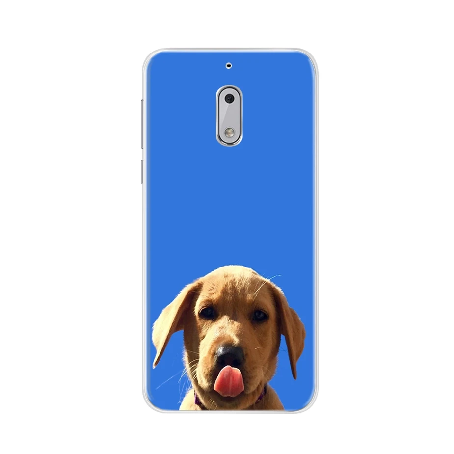 노키아 6 커버 실리콘 소프트 TPU Fundas 케이스, 노키아 6 TA-1033 TA-1021 뒷면 커버 귀여운 코크 노키아 6 전화 범퍼