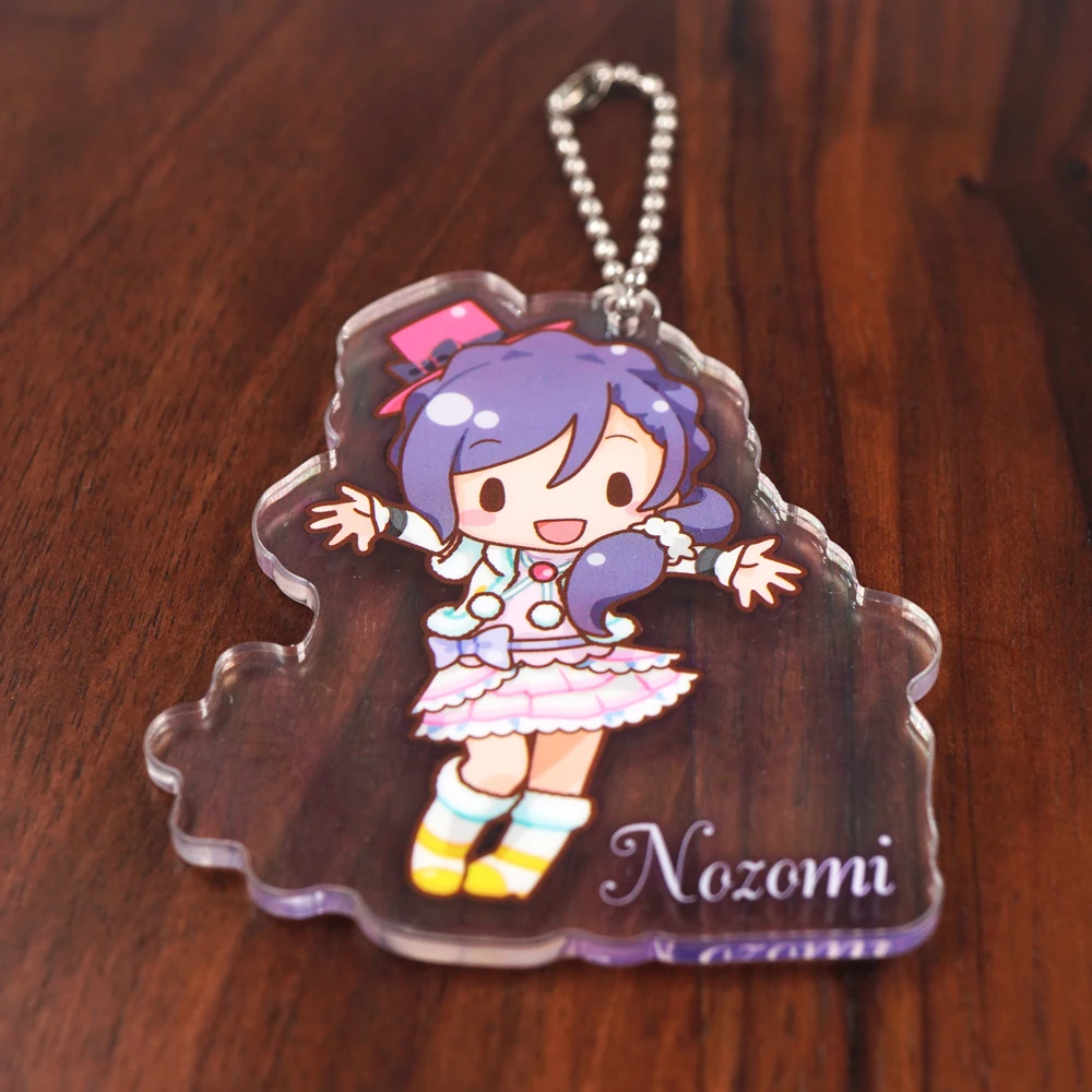 Love Live Lovelive Game Anime Hanayo Rin Honoka Kotori Nozomi Nico Maki Eli Umi Beanchain Acrylic Keychain