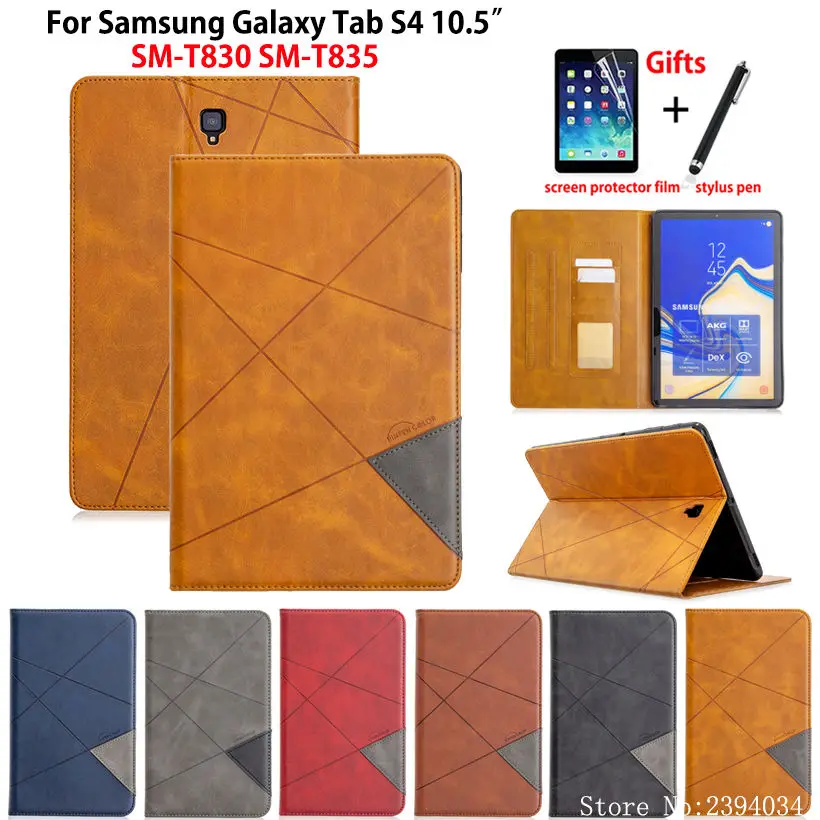 

Чехол из искусственной кожи для Samsung Galaxy Tab S4 10,5 дюйма T830 T835