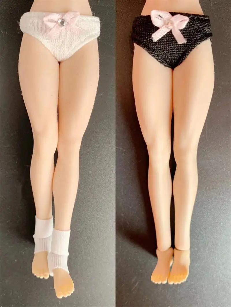 1/12 Scale Female Soldier Accessories Stretch Briefs Black and White 2 Colors For Mostly Women Body In Stock