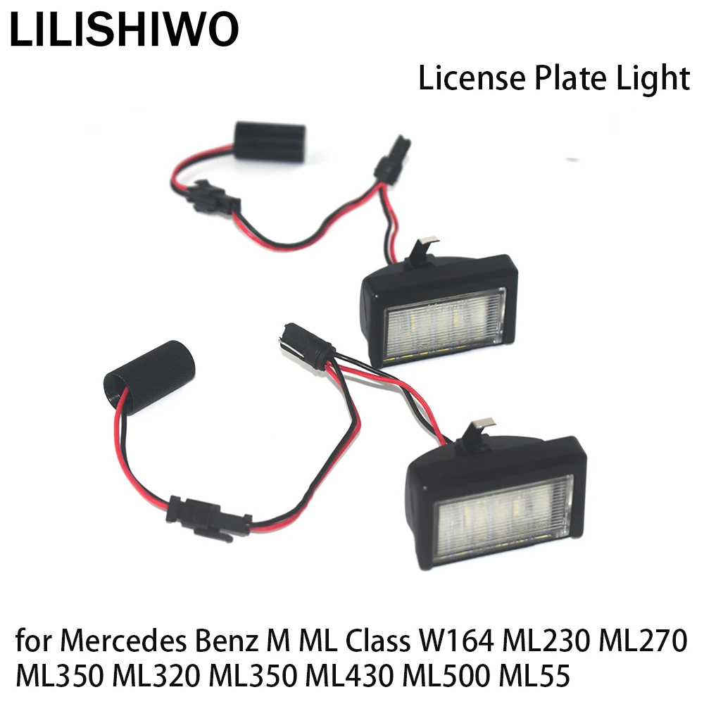 

Car Number License Plate Light Lamp LED Lights for Mercedes Benz M ML Class W164 ML230 ML270 ML350 ML320 ML350 ML430 ML500 ML55