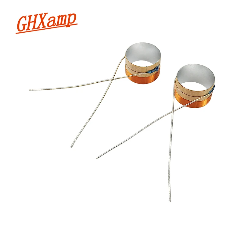 คอยล์เสียงลำโพงทวีตเตอร์13.28มม. อลูมิเนียมสีขาว2ชิ้น