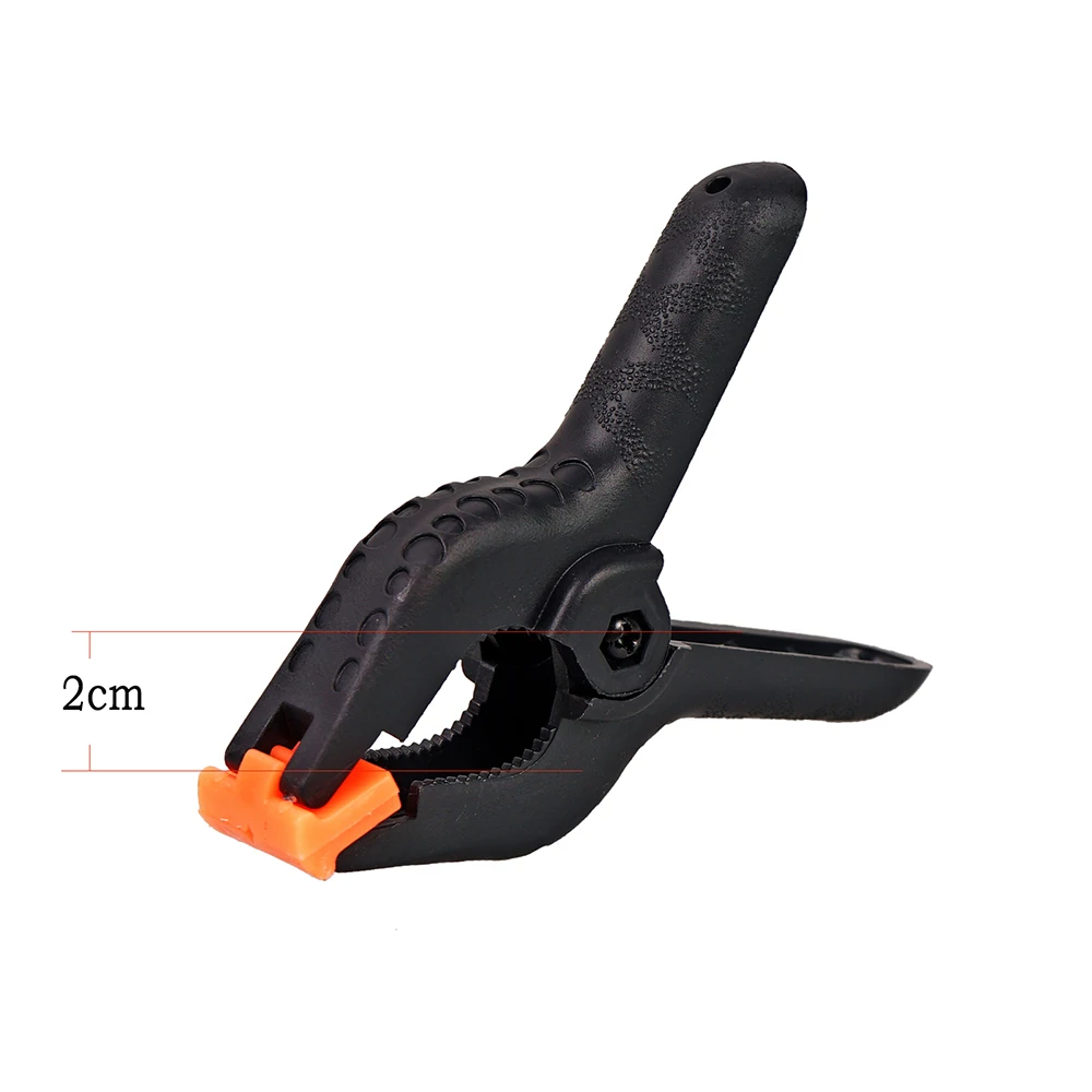 Abrazaderas de resorte de muselina de alta resistencia para fotografía, soporte de fondo para estudio fotográfico, Clip fijo, pantalla verde, 6 piezas