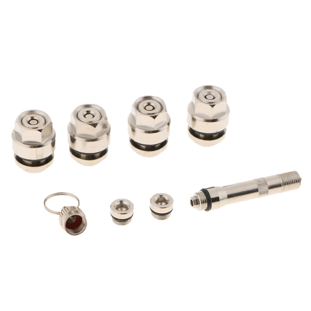 7pcs / Set Concealed Valve Stem Wheel Valves | Metal / Invisible Valves