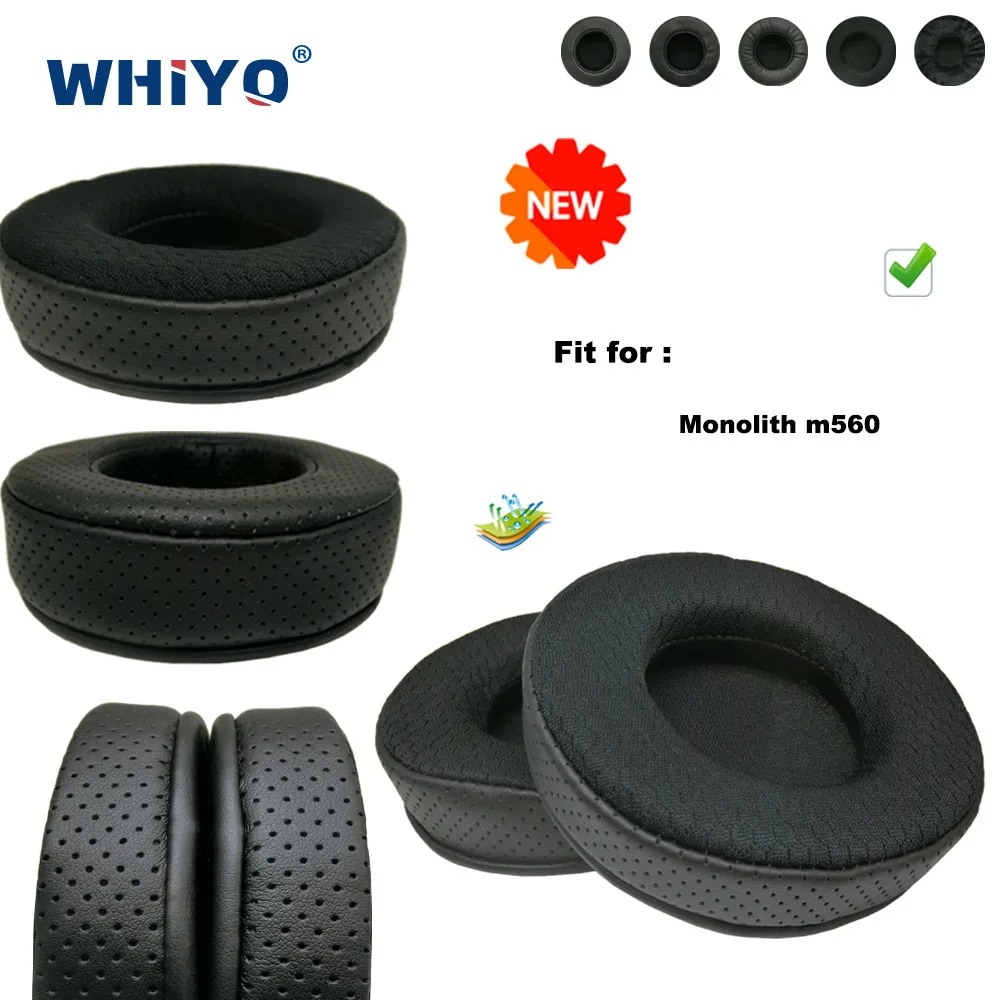 

New upgrade Replacement Ear Pads for Monolith m560 Headset Parts Leather Cushion Velvet Earmuff Headset Sleeve Cover