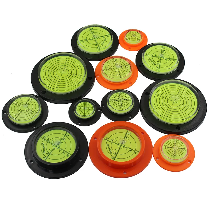 HACCURY Scope Bubble Level Precision Level Bubble with Mounting Holes Spirit Level Bubble Green Color