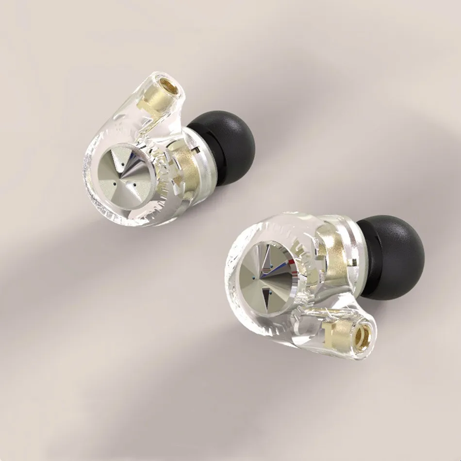 D1 HIFI MMCX auricolari Stereo potenti auricolari IEM 10mm dinamico su misura cuffie con cancellazione del rumore Monitor DJ cuffie per telefono