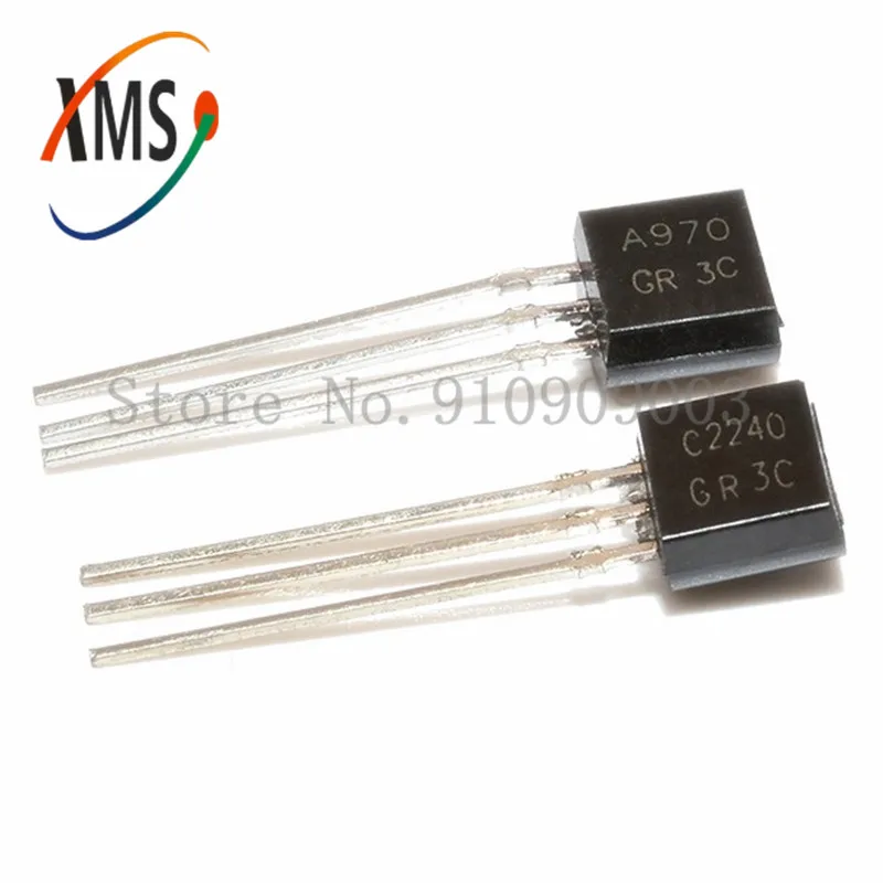 100pcs 2N5401 2N5551 TL431 TL431A 78L05 2SA970 2SC2240 A970 A2240 transistor