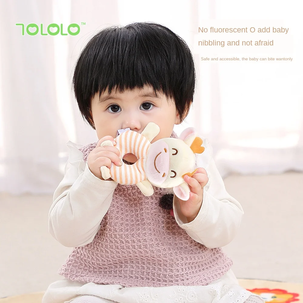 Bébé nouveau-né hochet jouets Kawaii animaux doux en peluche jouet infantile main anneau lit jouets bébé 0-24 mois enfant en bas âge début jouet éducatif