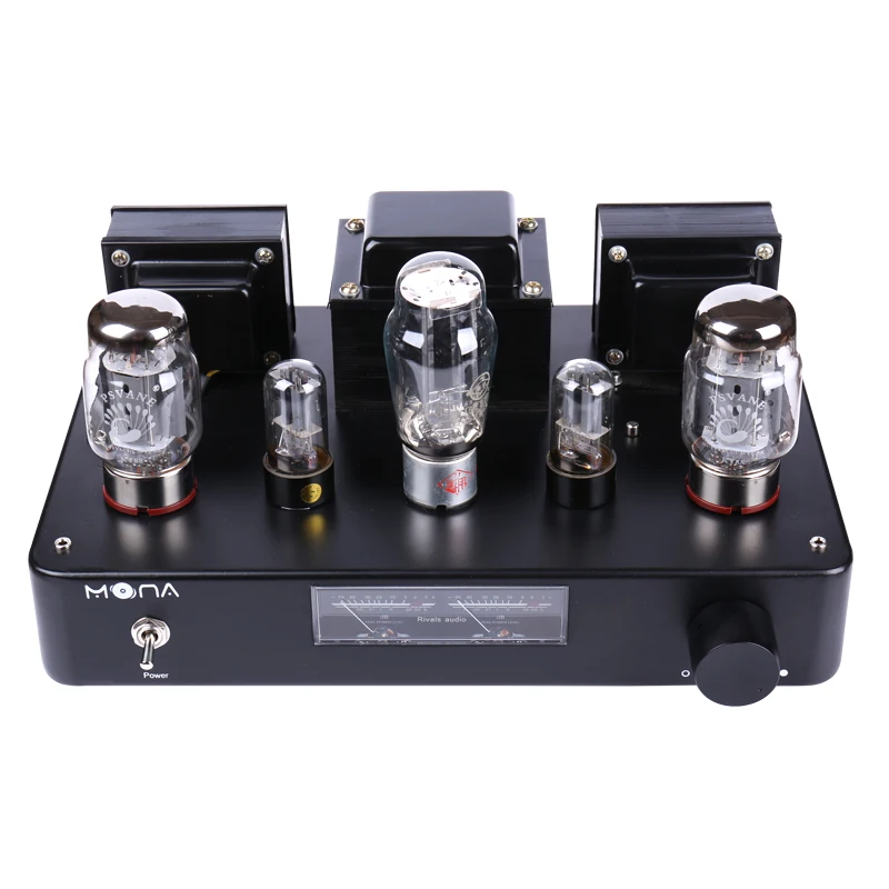 New product  black version KT88 tube amplifier tube amplifier HIFI fever power amplifier set 6H8c push KT88