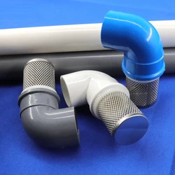 20~32mm PVC Elbow Connectors With 304 Stainless Steel Filter Aquarium Fish Tank Accessories Garden Drip Irrigation Pump Filter