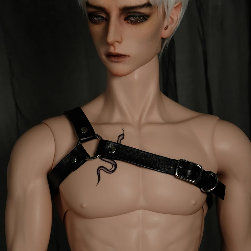 D03-P745 children toy BJD DD SD MSD 1/3 uncle ID75 doll's accessories leather Chest strap 1pcs