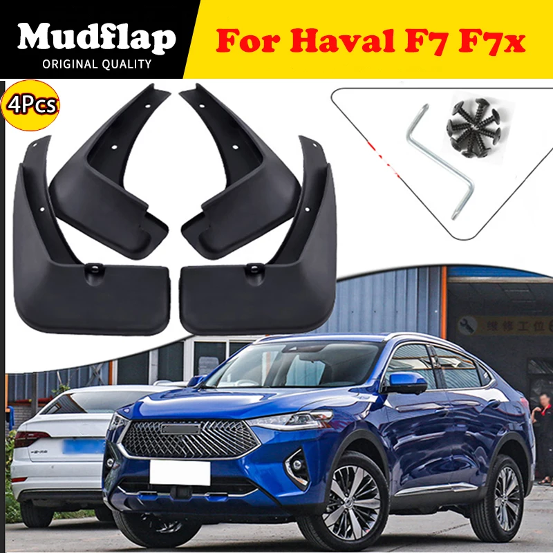 Mud Flaps For Great Wall Haval F7 F7x 2019 2020 2021 Mudguards Splash Guards Fender Mudflaps Accessories DIY Auto