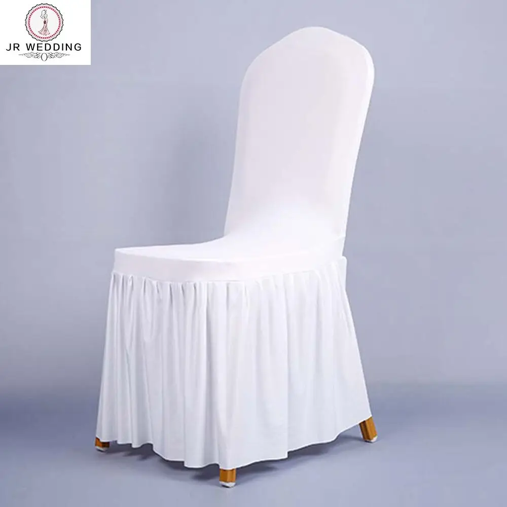 100 pcs Spandex Chair Cover Skirt Chair Cover