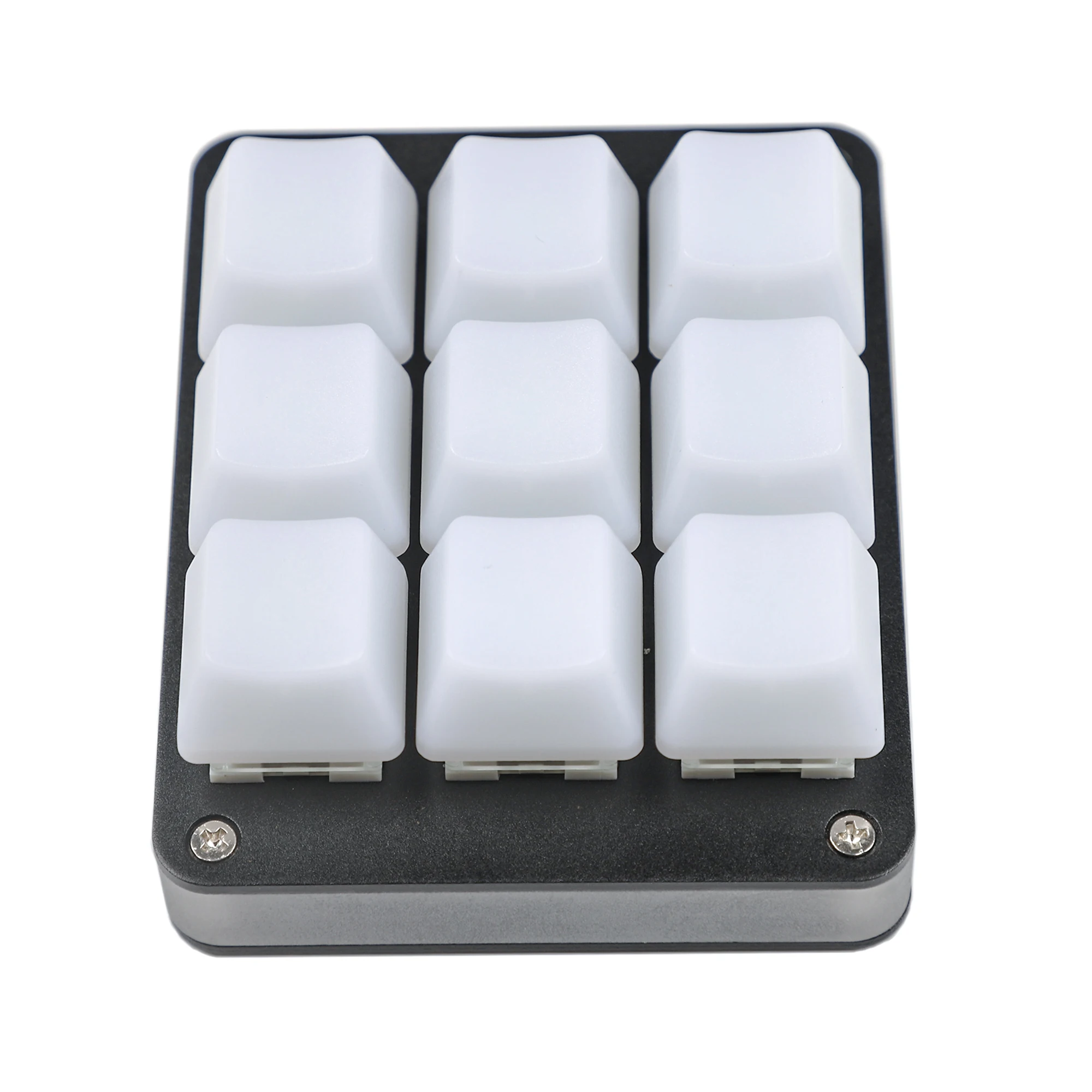 QMK – coque pour clavier de jeu mécanique, 9 touches, VIA Hotswap, CNC, Alu, rvb, USB type-c, PCB