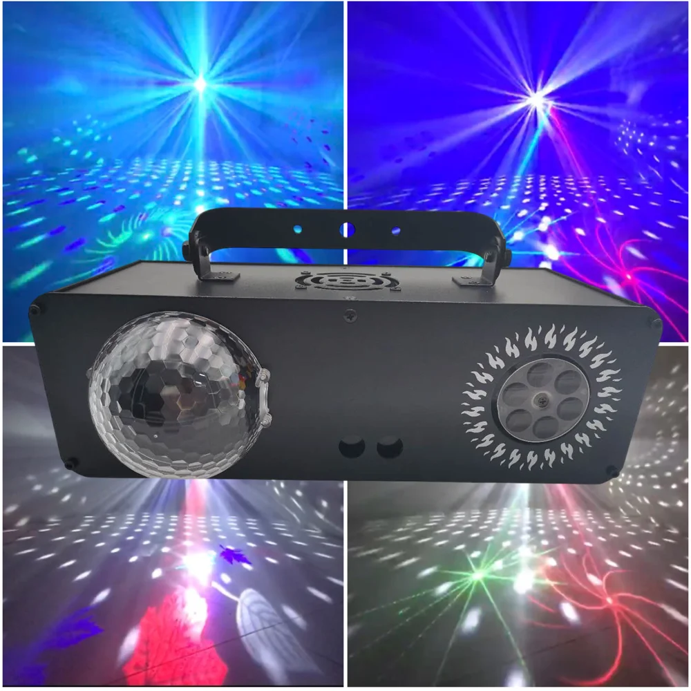 

Disco Light DJ LED Red Green Laser Stage Projector Wedding Birthday Party DJ Light