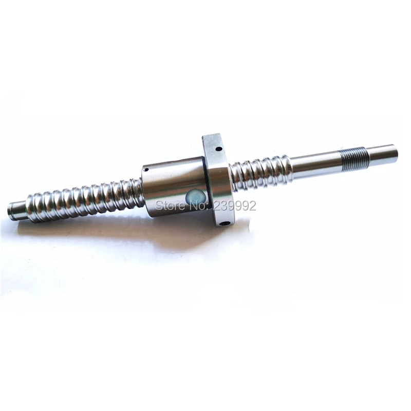 SFU1604 200 250 300 350 400 450 500 550 600 650 mm C7 ball screw with 1604 flange single ball nut BK/BF12 end machined