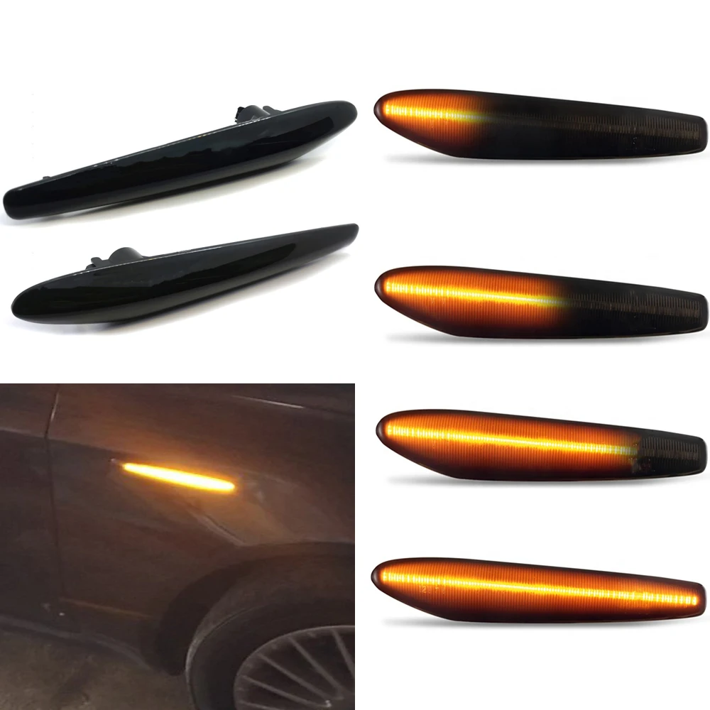 Dynamic LED Side Marker Blinker Turn Signal Light For Alfa Romeo 159 typ 939 2005-2011 Brera typ 939 2005-2011 Canbus Error Free