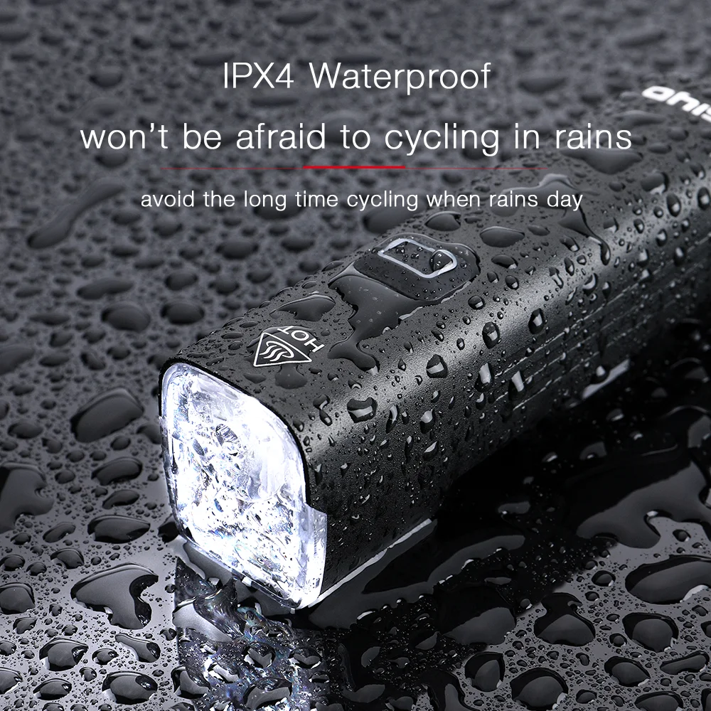 Giyo Night Cycling 1000 Lumen Front Light USB Charge 4800mAh Bicycle Headlight Waterproof MTB Handle Flashlight Road Bike Torch