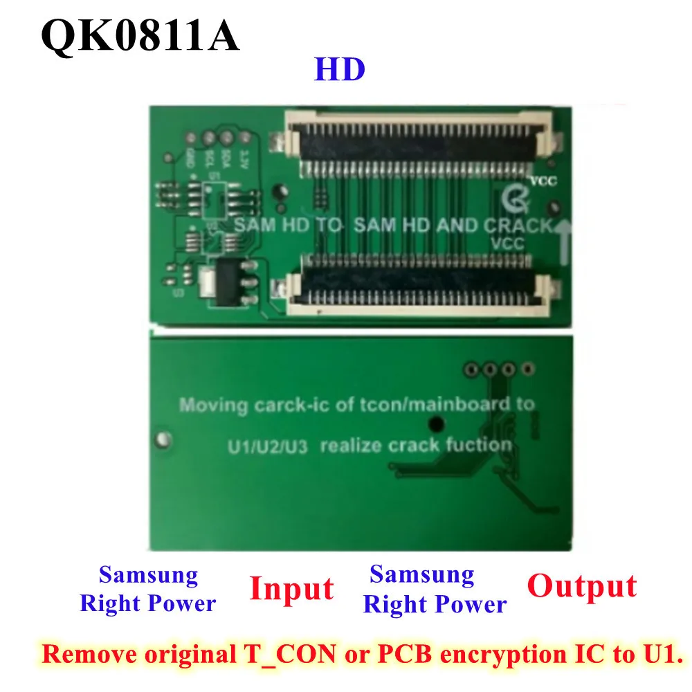 TV Repair Conventor Connector Adapter QK0810A QK0811A QK0812A QK0812B QK0812C QK0812D Adapter Tcon Board Screen Repaing Parts