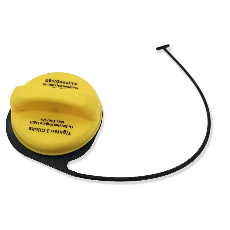 Yellow Fuel Tank Gas Cap 20915990 For GM Chevy Avalanche Tahoe Silverado Suburban 2007-2011 Inner Tank Covers