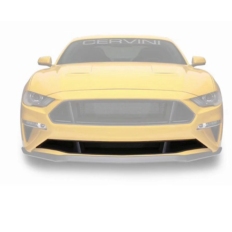 FRP/Carbon Fiber Car Front Bumper Honey Mesh Grille Honeycomb Grills For Ford Mustang 2018-2019 Car Styling