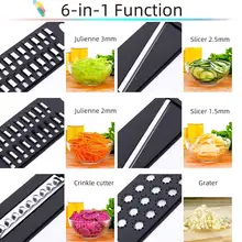 Vegetable Cutter 6 in 1 Gadgets #5